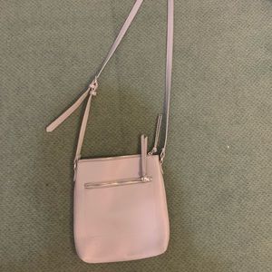 grey cross body bag